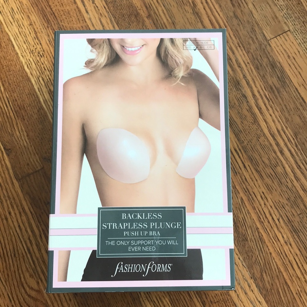 Backless strapless push up bra